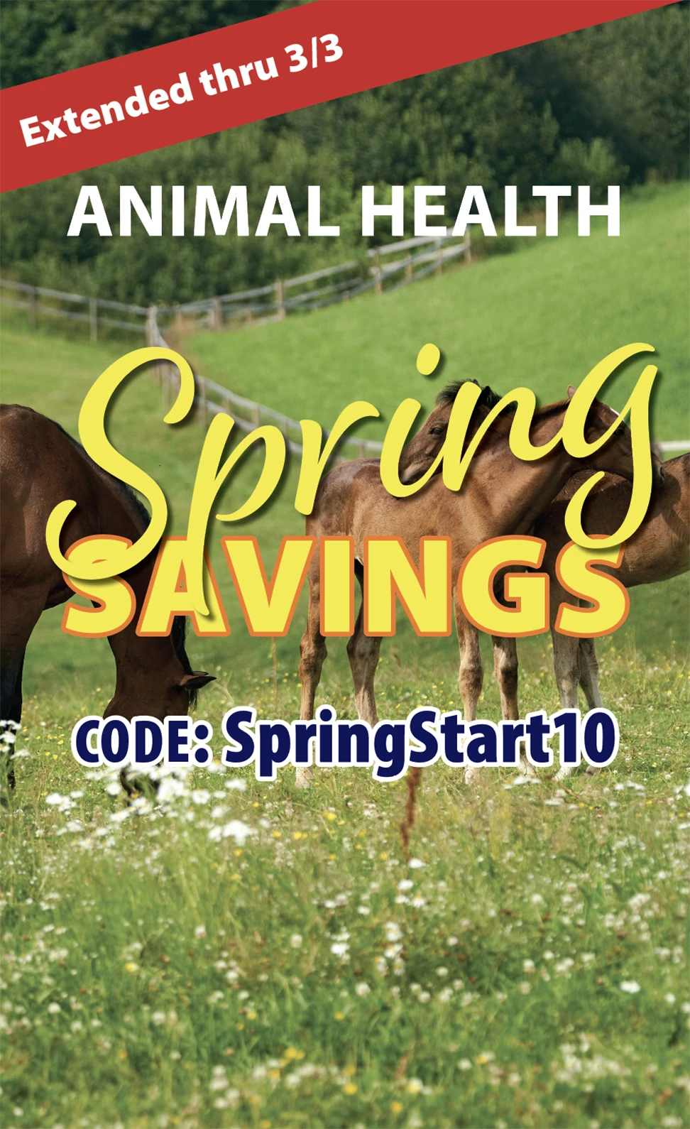 Animal and horse health sale